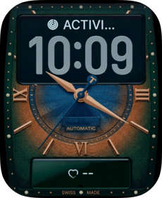 Copper Automatic Apple Watch face - Luxury