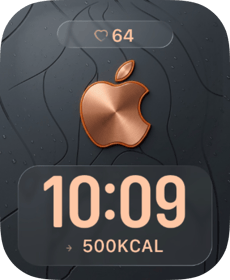 Copper Glow Apple Watch face - Brands
