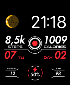 Cosmo Moon Apple Watch face