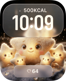 Cozy Star Family Apple Watch face