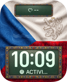 Czechia Flag Apple Watch face - Sports