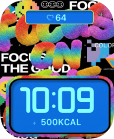 Focus On Apple Watch face - Art