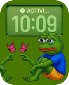 Frog Pepe Apple Watch face