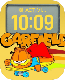 Garfield Gold Apple Watch face - TV