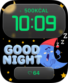 Good Night Dreams Apple Watch face - Art