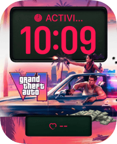Grand Theft Auto VI Apple Watch face - Video Games