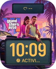 Grand Theft Auto 6 Apple Watch face - Video Games