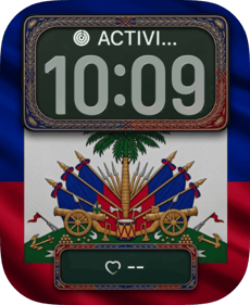 Haiti Flag Apple Watch face - Sports