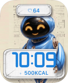 Happy Bot Blueprint Apple Watch face - Special Collections