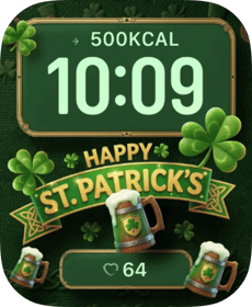 Happy St. Patrick’s Apple Watch face - Special Collections