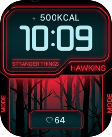 Hawkin Forest Face Apple Watch face