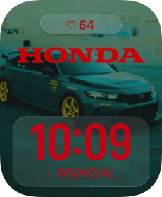 Honda Night Drive Apple Watch face - Cars