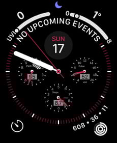 Horizon Military Apple Watch face - Luxury