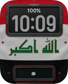 Iraq Flag Apple Watch face - Sports