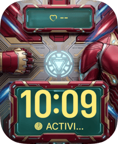 Iron Man Armor Apple Watch face - TV