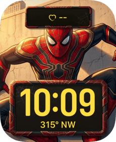 Iron Spider Apple Watch face - TV