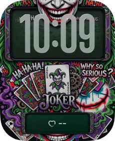 Joker Card Chaos Apple Watch face - TV