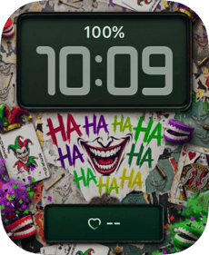 Joker Laugh Riot Apple Watch face - TV