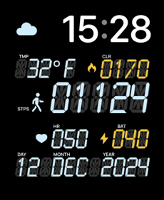 LED Billboard Apple Watch face