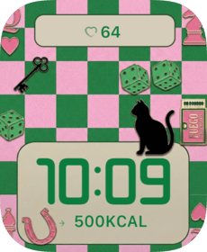 Lucky Charm Cat Apple Watch face - Animals