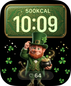 Lucky Leprechaun Apple Watch face