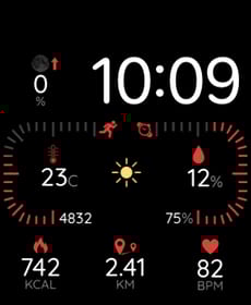 Minimal Redline Apple Watch face - Watches