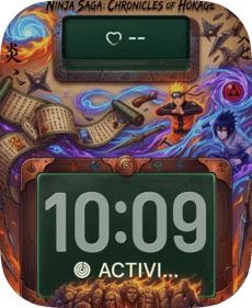 Naruto Ninja Saga Apple Watch face - Anime