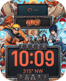 Naruto Shinobi Squad Apple Watch face - Anime