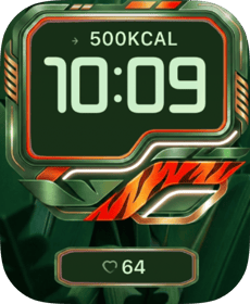 Neon Flux Apple Watch face - Watches