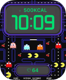 Neon Maze Chase Apple Watch face - Video Games
