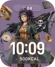 Pirate Captain Legend Apple Watch face