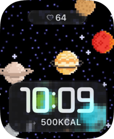 Pixel Planets Apple Watch face - Cities