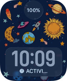 Planet Parade Apple Watch face - Art