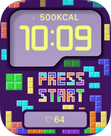 Press Start Arcade Apple Watch face - Video Games