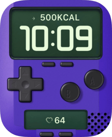 Purple Gamepad Apple Watch face - Video Games