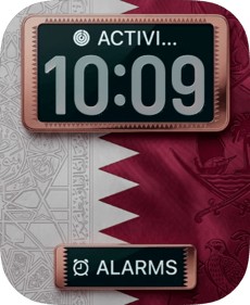 Qatar Flag Apple Watch face - Sports