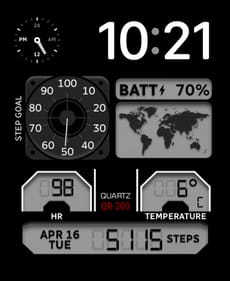 ⏱️ Quartz Apple Watch face