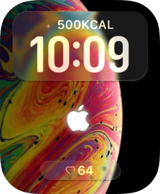 Rainbow Apple Swirl Apple Watch face - Brands
