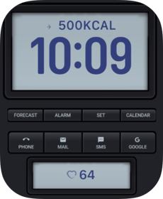 Retro Control Panel Apple Watch face - Cities