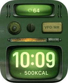 Retro Radio Glow Apple Watch face