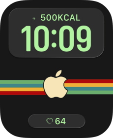 Retro Stripe Apple Watch face - Brands