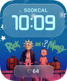 Rick and Morty Apple Watch face