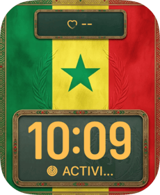 Senegal Flag Apple Watch face - Sports