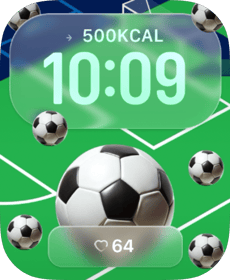 Soccer Kickoff Apple Watch face - Sports