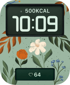 Soft Meadow Apple Watch face - Nature