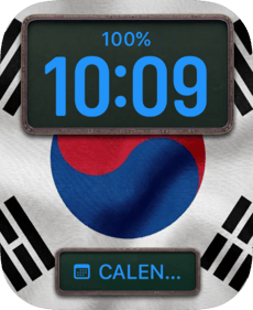 South Korea Flag Apple Watch face - Sports