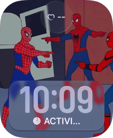 Spider-Man Duo Meme Apple Watch face