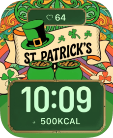 St. Patrick’s Gold Apple Watch face - Special Collections