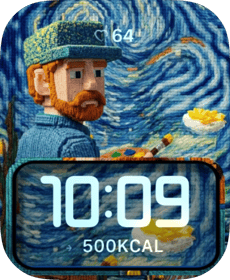 Starry Stitch Apple Watch face - Art