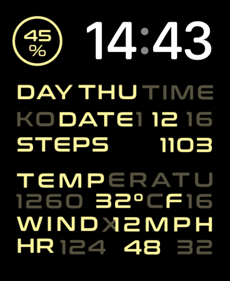 Station Billboard Apple Watch face